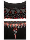 Men's Wings Print Short Sleeve T-Shirt Black - MARCELO BURLON - BALAAN 7