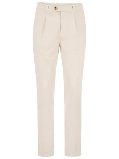 Short Pants M247DE1450 C5797 WHITE - BRUNELLO CUCINELLI - BALAAN 1