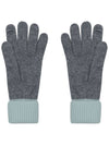 100 cashmere finger hole knit gloves - CALLAITE - BALAAN 9