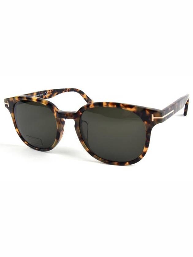 Eyewear Round Acetate Sunglasses Brown Grey - TOM FORD - BALAAN 1