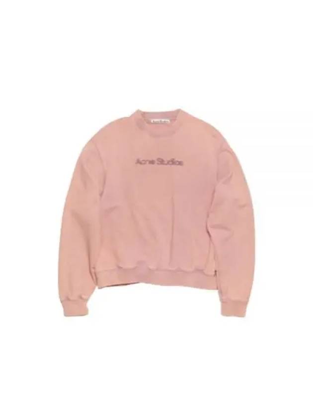 Blurred Logo Sweatshirt Faded Purple - ACNE STUDIOS - BALAAN 2