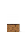 Monogram Reverse Canvas Card Wallet Brown - LOUIS VUITTON - BALAAN 2