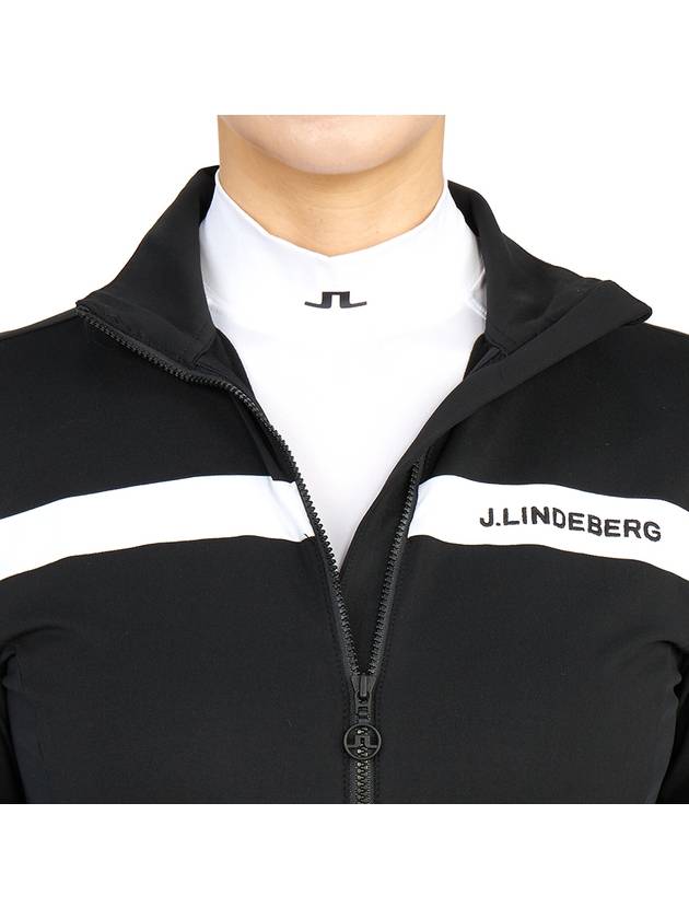 Janice Full Zip-up Jacket Black - J.LINDEBERG - BALAAN 9