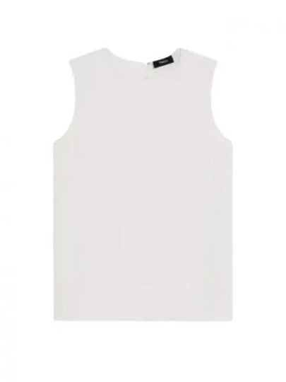 Silk Georgette Sleeveless White - THEORY - BALAAN 2