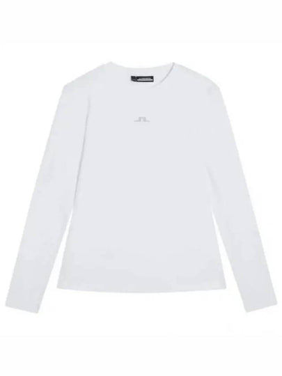 Ada Logo Print Long Sleeve T-Shirt White - J.LINDEBERG - BALAAN 2