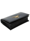 Vitello Gold Logo Saffiano Card Holder Black - PRADA - BALAAN 6