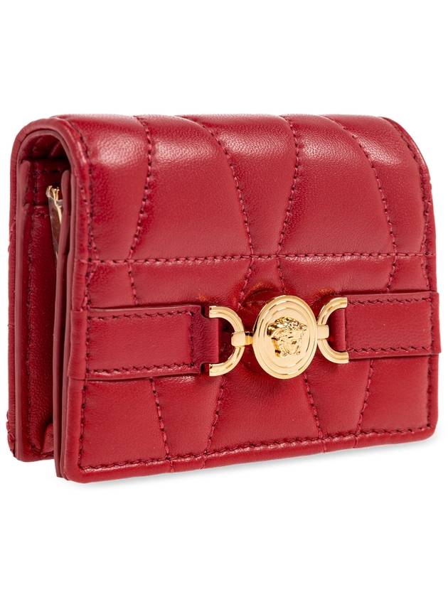 Versace Leather Wallet, Women's, Red - VERSACE - BALAAN 4