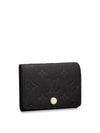 Monogram Embossed Leather Business Card Wallet Black - LOUIS VUITTON - BALAAN 2