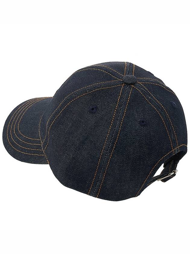 Logo Stitch Denim Ball Cap - A.P.C. - BALAAN 4