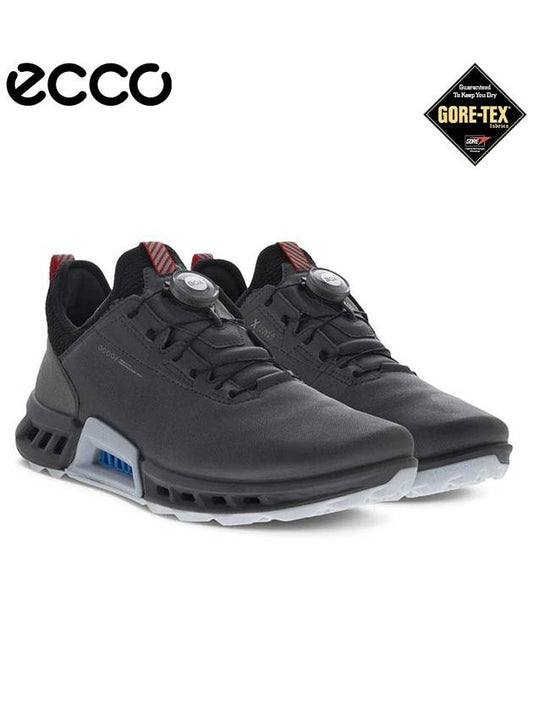 ecco Spikeless Gore Tex All Black G5 Boa Golf Shoes Men s - ECCO - BALAAN 1