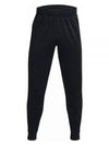 Men's Armor Fleece Jogger Track Pants Black - UNDER ARMOUR - BALAAN 1