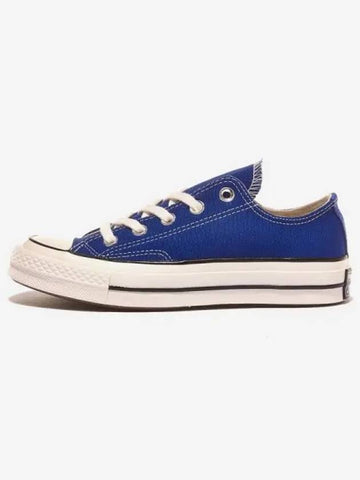 Shoes Sneakers Running Comfortable Chuck 70 Vintage Canvas Rush Blue EGRET BLACK - CONVERSE - BALAAN 1