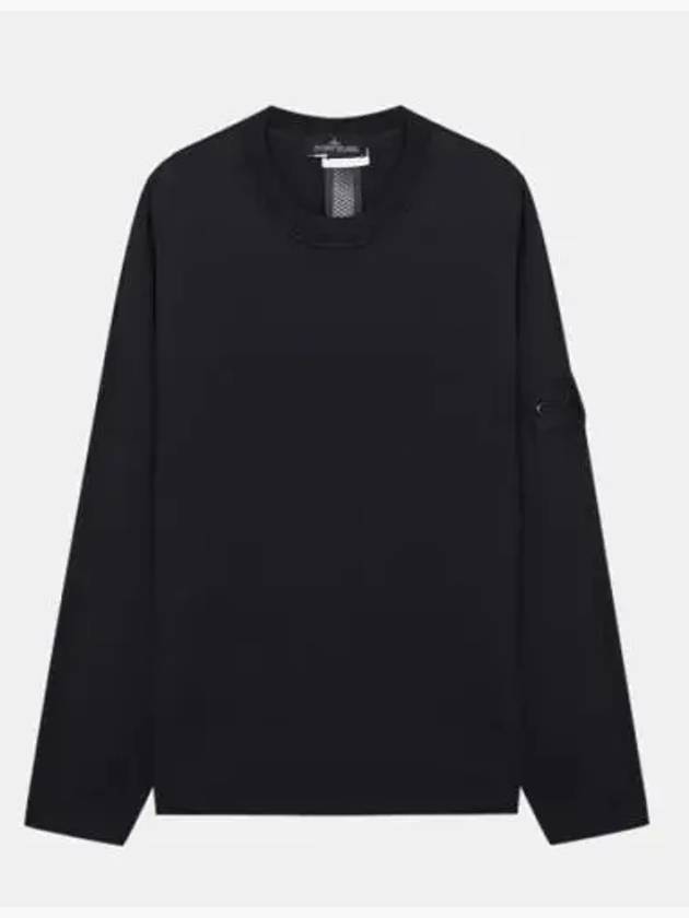 Wappen Shadow Project Mesh Long Sleeve T-Shirt Black - STONE ISLAND - BALAAN 2