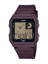 Resin Analog And Digital Watch Purple - CASIO - BALAAN 3