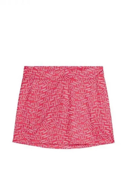 Golf Women s Amelie Mid Print Skirt Pink Bridge Swirl Domestic Product GR5Y24062490161 - J.LINDEBERG - BALAAN 1