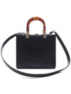 Sunshine Small Leather Tote Bag Black - FENDI - BALAAN 5