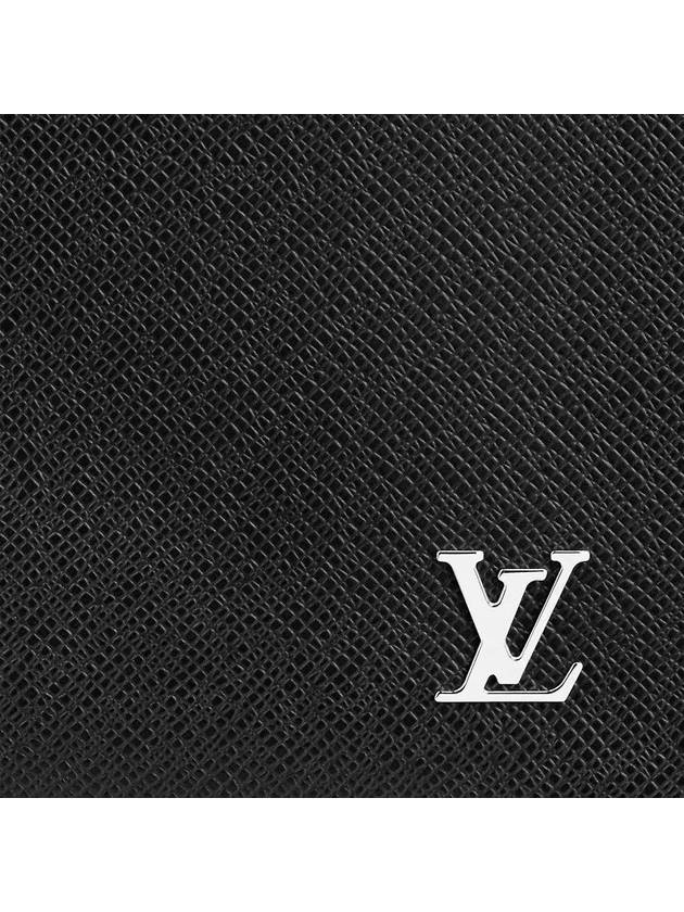 Pochette Voyage Taiga Leather Pouch Bag Black - LOUIS VUITTON - BALAAN 7