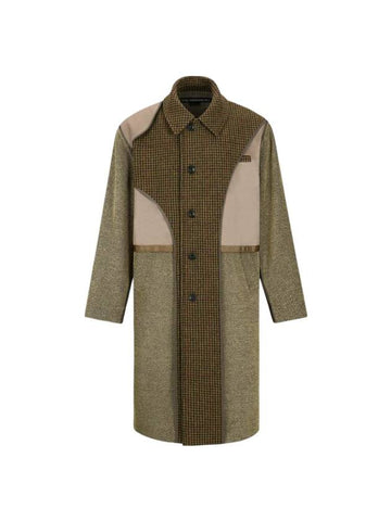 Inside Out Wool Single Coat Brown - ANDERSSON BELL - BALAAN 1