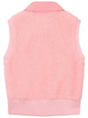 Golfwear Women's Boapolis Shearling Vest Pink - ONOFF - BALAAN 3