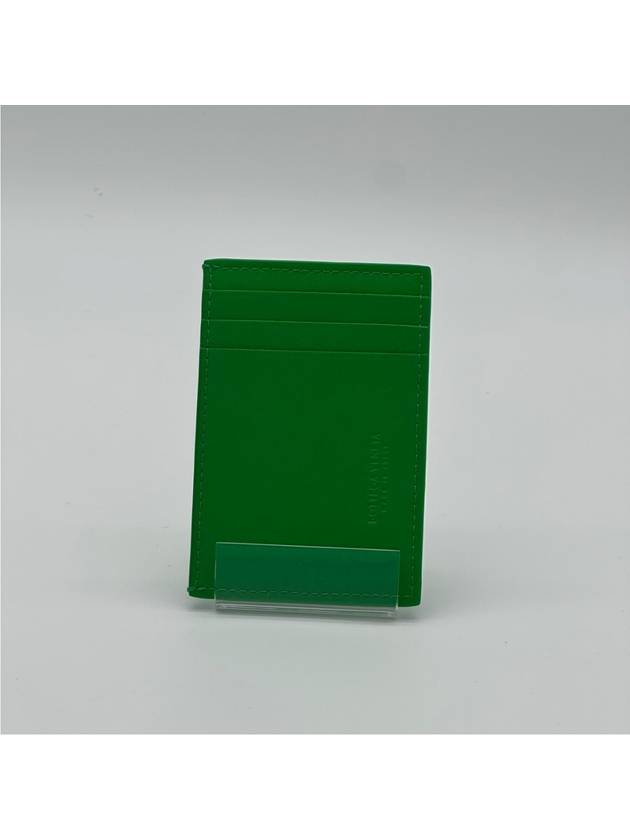 Intrecciato Calfskin Card Wallet Green - BOTTEGA VENETA - BALAAN 5