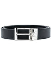 Parker Buckle Belt Black - BALLY - BALAAN 1