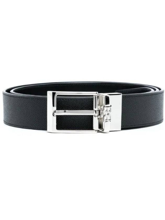 Parker Buckle Belt Black - BALLY - BALAAN 1