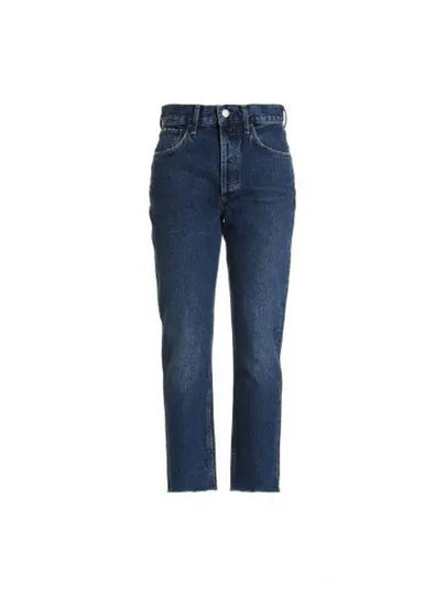 Riley Crop Denim Jeans Blue - AGOLDE - BALAAN 2