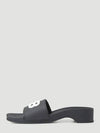 Rubber Slippers Black - BALENCIAGA - BALAAN 4