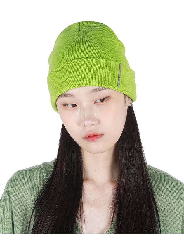 Metal Label Beanie Light Green - C WEAR BY THE GENIUS - BALAAN 3