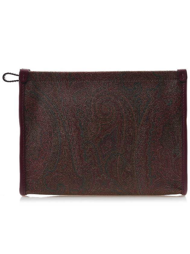 Paisley Clutch Bag Brown - ETRO - BALAAN 4