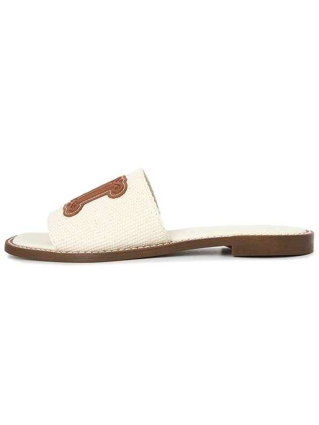 Geneve Logo Slippers Ivory - MAX MARA - BALAAN 4