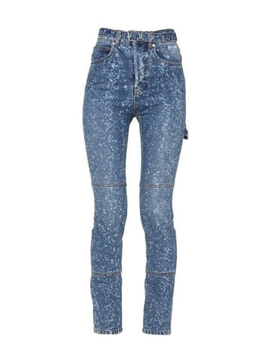 Paint Splatter Skinny Jeans - MSGM - BALAAN 1