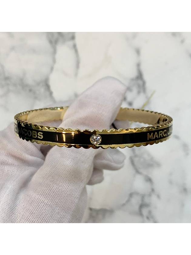 The Mardillion Scallop Bracelet Black Gold - MARC JACOBS - BALAAN 6