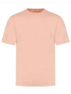 back logo patch short sleeve tshirt pink - TEN C - BALAAN 1