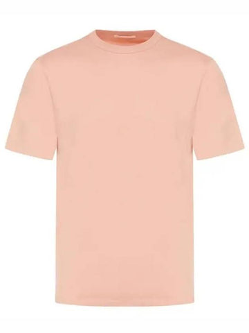 back logo patch short sleeve tshirt pink - TEN C - BALAAN 1