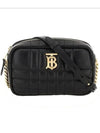 Quilted Leather Mini Lola Camera Shoulder Bag Black - BURBERRY - BALAAN 2