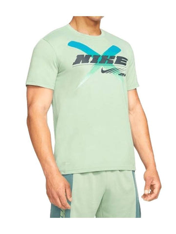 Dri-Fit Training Short Sleeve T-Shirt Green - NIKE - BALAAN 1