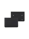 Grain Leather Stitch Card Wallet Black - MAISON MARGIELA - BALAAN 2