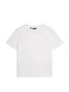 Alpha Logo Print Cotton Short Sleeve T-Shirt White - J.LINDEBERG - BALAAN 2