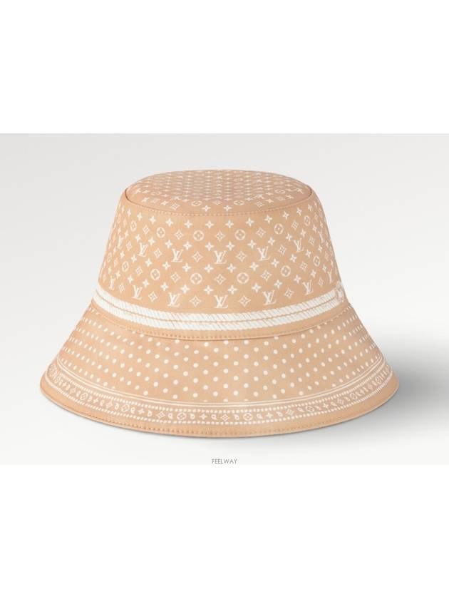 Sailor Bandana Bucket Hat Beige - LOUIS VUITTON - BALAAN 8