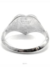 Interlocking Heart Silver Ring 645544 L651519 - GUCCI - BALAAN 3