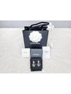 CC Logo Crystal Heart Drop Earrings Gold - CHANEL - BALAAN 3