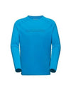 Selun FL Logo Long Sleeve T-shirt Blue - MAMMUT - BALAAN 2