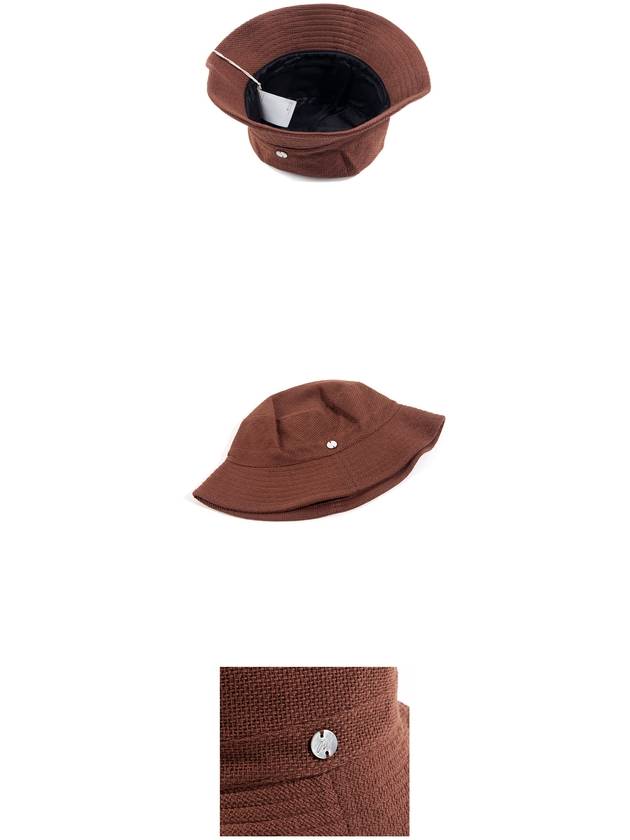 Chunky Multi Cotton Panama Bucket Hat Brown - OUR LEGACY - BALAAN 5