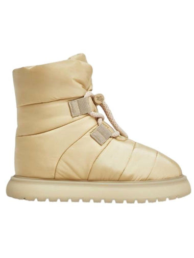 Gaia Full Padded Winter Boots Beige - MONCLER - BALAAN 1