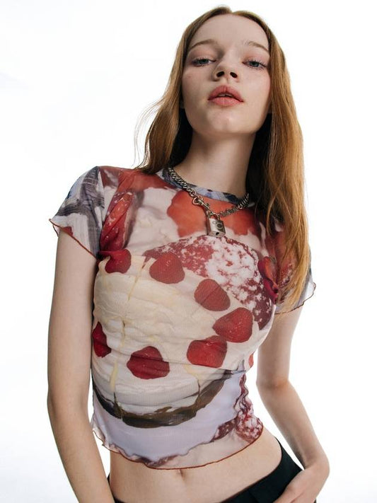 0 4 strawberry mesh top - CLUT STUDIO - BALAAN 2