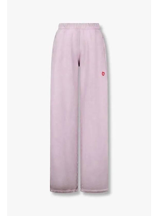 Apple Logo Washed S Pants Indian Pink - ALEXANDER WANG - BALAAN 1