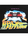 Back To The Future Graphic Short Sleeve T-Shirt Black - VETEMENTS - BALAAN 4