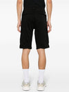 Stretch Satin Cargo Shorts Black - CP COMPANY - BALAAN 6