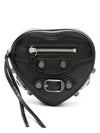 Le Cagole Heart Mini Bag Black - BALENCIAGA - BALAAN 2